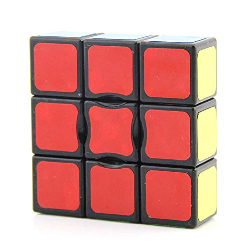 BestCube 1x3x3 Magic Cube, Sticker Super Floppy 133 Speed Cube, Black