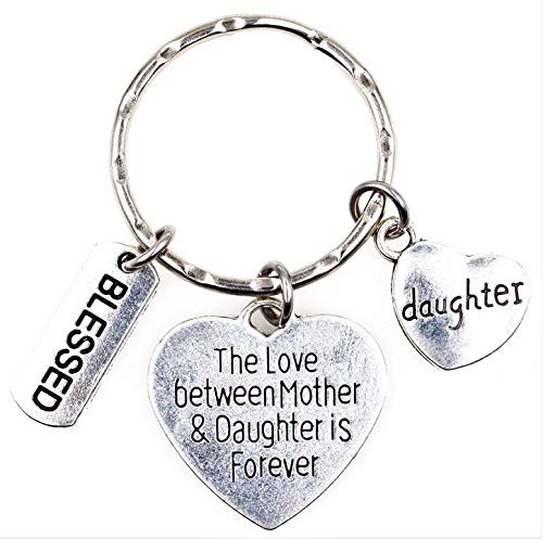 It's All About...You! The Love Between Mother and Daughter is Forever Blessed Daughter Keychain 6E It's All About...You! The Love Between Mother and Daughter is Forever Blessed Daughter Keychain 6E