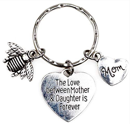 It's All About...You! The Love Between Mother and Daughter is Forever Bee Mom Keychain 5N It's All About...You! The Love Between Mother and Daughter is Forever Bee Mom Keychain 5N
