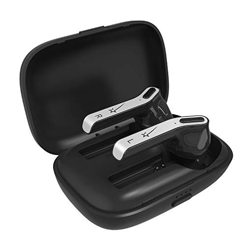 Laud Wireless Earbuds Bluetooth 5.0 Headphones  True Wireless Earbuds Stereo Sound Bluetooth Earbuds 8H Playtime Wireless Earphones with Charging Case (Black)