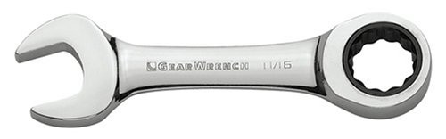 GearWrench 9504 5/8-Inch Stubby Combination Ratcheting Wrench
