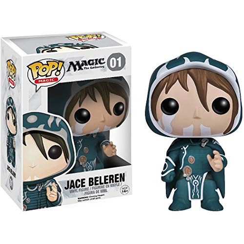 Funko Jace Beleren POP! Games Vinyl Figure & 1 POP! Compatible PET Plastic Graphical Protector Bundle [#001 / 03846 - B]