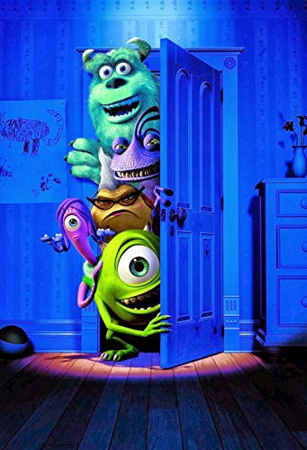 Eric 5x7ft Monsters Inc Birthday Party Supplies Photography Backdrop Kids Photo Background Children Theme Birthday Party Decoration Wallpaper Photo Shooting Props 220