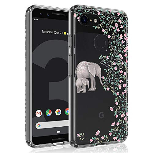 Google Pixel 3 Case, SYONER [Scratch Resistant] Ultra Slim Clear Protective Phone Case Cover for Google Pixel 3 (5.5 inches, 2018) [Elephant]