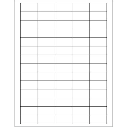 BOX USA BLL160 Tape Logic Rectangular Laser Labels, 1 1/2" x 3/4", 1.5" Width, 0.75" Height, White (Pack of 7000)