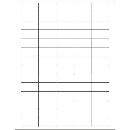Tape Logic Rectangular Laser Labels, 1 1/2" x 3/4", White, 7000/Case
