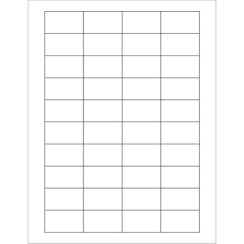 Partners Brand PLL161 Tape Logic Rectangular Laser Labels, 1 3/4" x 1", 1.75" Width, 1" Height, White (Pack of 4000)