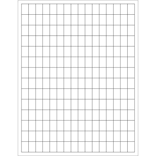 Tape Logic White Rectangular Laser Labels, 1/2" x 3/4", White, 22400/Case