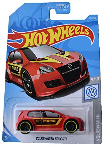 Hot Wheels VW Golf GTI 19/250, red