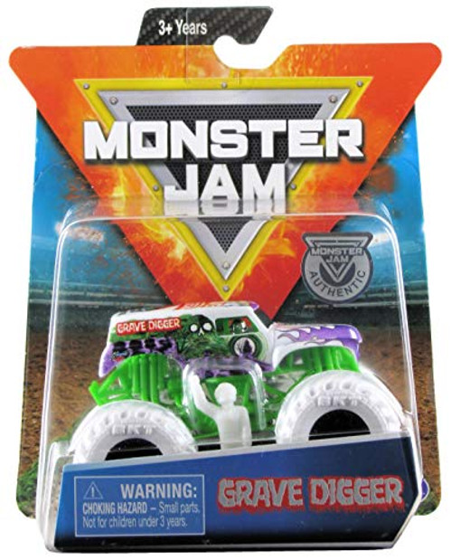 Monster Jam 2019 Inverse Trucks Series Grave Digger 1:64 Scale Diecast with Figure by Spin Master