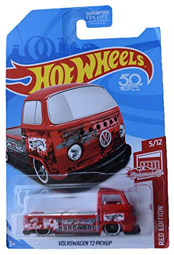 Hot Wheels Red Edition 5/12 Volkswagen T2 Pickup, red