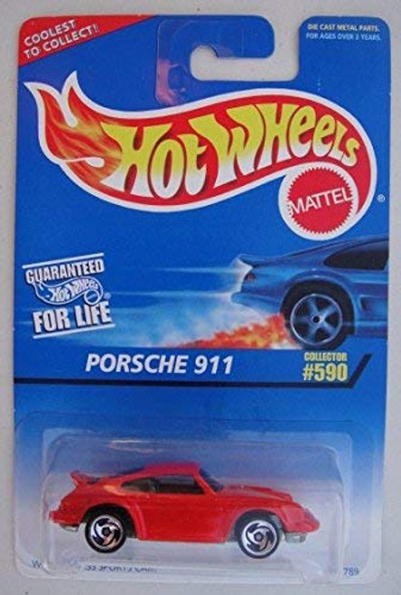 HOT WHEELS RED PORSCHE 911 #590 RAZOR WHEELS COOLEST TO COLLECT CARD HOT WHEELS RED PORSCHE 911 #590 RAZOR WHEELS COOLEST TO COLLECT CARD