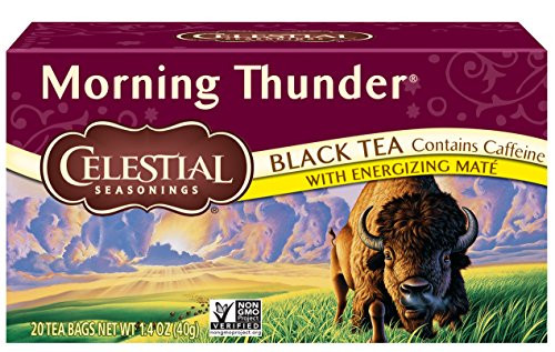 Celestial Seasonings Black Tea, Morning Thunder with Mat?20 Count