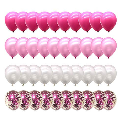 40PCS Pink Gradient Balloons 12 inch Confetti Balloons & Latex Balloons for Wedding Baby Shower Birthday Carnival Party Decoration Supplies 40PCS Pink Gradient Balloons 12 inch Confetti Balloons & Latex Balloons for Wedding Baby Shower Birthday Carnival Party Decoration Supplies