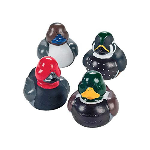 Mallard Decoy Ducks Rubber Duckies - 12 pieces