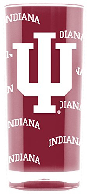 NCAA Indiana Hoosiers 16oz Insulated Acrylic Square Tumbler