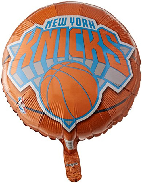 Anagram International A11373301 New York Knicks Flat Party Balloon, 18", Multicolor
