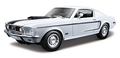 1968 Ford Mustang GT Cobra Jet Fastback 1/18 White