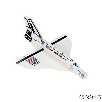 2 Dozen (24) US Space Shuttle FOAM Gliders - PARTY FAVORS - USA United States - Rocket by FX