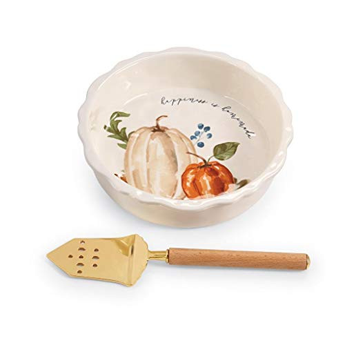 Mud Pie Thanksgiving Gather Pie Plate Set of 2