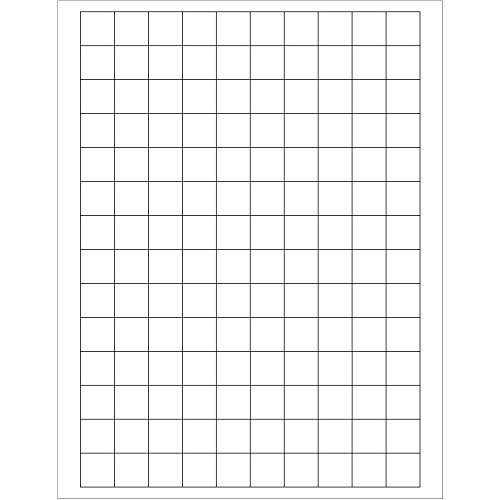 Partners Brand PLL138 Tape Logic Rectangular Laser Labels, 3/4" x 3/4", 0.75" Width, 0.75" Height, White (Pack of 14000)