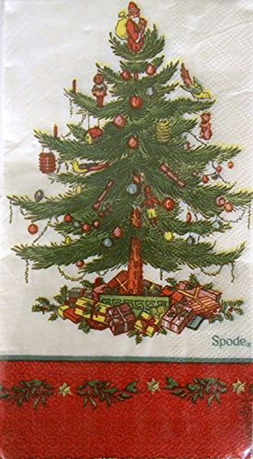 Spode Christmas Tree Guest / Dinner Paper Napkins - 32cnt by CR. Gibson