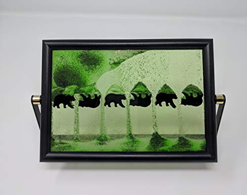 Findlavender Sand Picture Multi Level with Dolphins (Green)