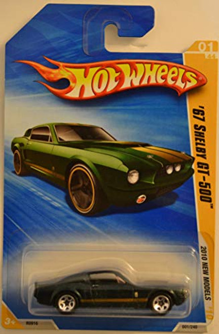 '67 Shelby GT-500 Dark Green #01 Hot Wheels HW 2010 New Models Series 1:64 Scale Collectible Die Cast Model Car