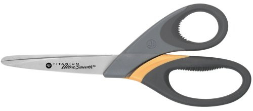 Acme Westcott 8" Titanium UltraSmooth Straight Shears (Pack of 3)
