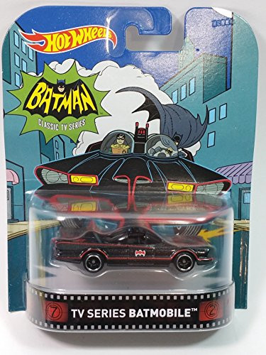Hot Wheels Retro Entertainment Classic TV Seies Batman Batmobile 2016 1/64 Scale Diecast