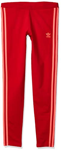 adidas Originals Women's 3 Stripes Legging, Scarlet, Small