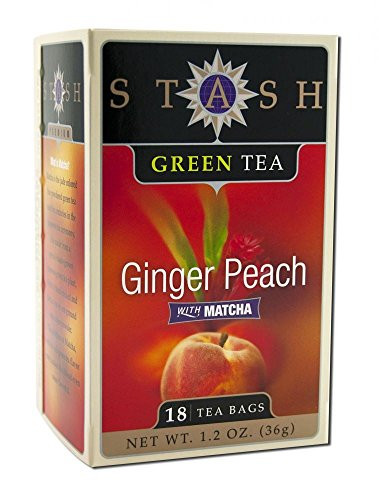 Stash Tea Green Ginger Peach Matcha (Pack of 2)