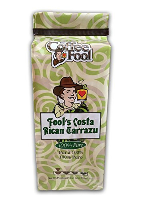 The Coffee Fool French Press, Fool's Costa Rican Tarrazu, 12 Ounce The Coffee Fool French Press, Fool's Costa Rican Tarrazu, 12 Ounce