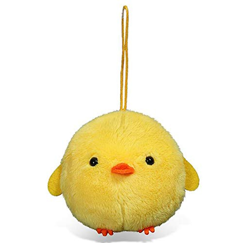 Ruzucoda Plush Chicken Chick Stuffed Animals Keychains Pendants Toys Hanging Ornaments Decorations Yellow