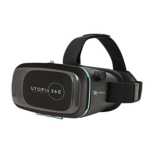 Utopia 360 VR Headset | 3D Virtual Reality Headset for VR Games, 3D Movies, and VR Apps - Compatible with iPhone and Android Smartphones (2018 Virtual Reality Headset Model) Utopia 360 VR Headset | 3D Virtual Reality Headset for VR Games, 3D Movies, and VR Apps - Compatible with iPhone and Android Smartphones (2018 Virtual Reality Headset Model)