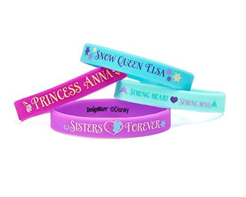 American Greetings Disney Frozen Rubber Bracelets, 4-Count