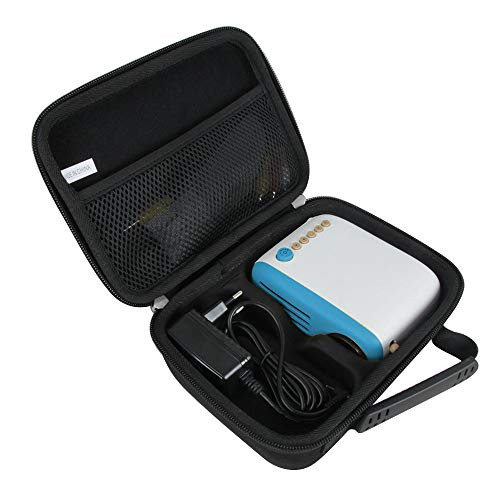 Adada Hard Travel Case for GooDee Mini Projector LED Pico Projector Pocket Video Projector