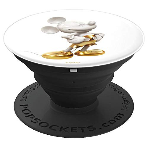 Disney Gold Mickey Pose PopSockets Grip and Stand for Phones and Tablets