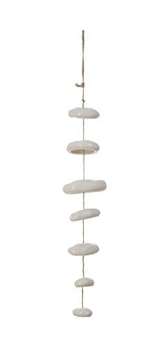 Creative Co-op White Hanging Stoneware Sculpture