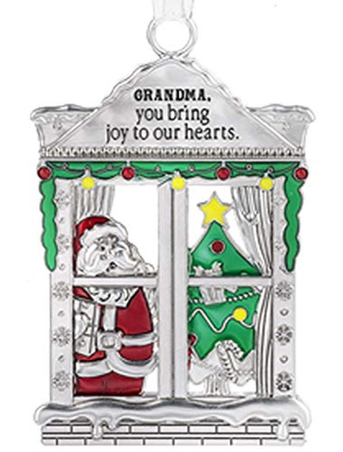 Ganz Grandma you Bring Joy to Our Hearts Zinc Epoxy Decorative Hanging Ornaments