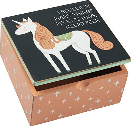 Primitives by Kathy Inspirational Hinged Box, I I Believe in Many Things