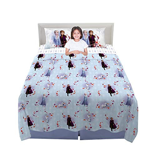 Franco Kids Bedding Super Soft Microfiber Sheet Set, 4 Piece Full Size, Disney Frozen 2