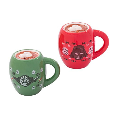 Vandor Star Wars Ugly Sweater Salt and Pepper Shaker Set, Multicolored