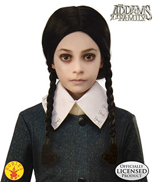 Rubie's Addams Family Animated Movie Child's Wednesday Wig, One Size