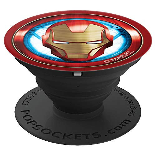 Marvel Iron Man Helmet Icon PopSockets Grip and Stand for Phones and Tablets