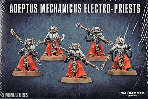 Games Workshop 99120116009" Warhammer 40,000" Adeptus Mechanicus Electro-Priests Action Figure Games Workshop 99120116009" Warhammer 40,000" Adeptus Mechanicus Electro-Priests Action Figure