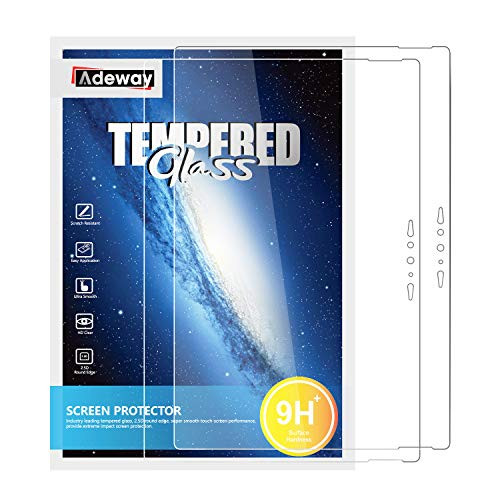 Adeway Microsoft Surface Pro 7 Screen Protector, Tempered Glass/Ultra Sensitive/Lifetime Replacement/Bubble Free, Compatible for Surface Pro 7,12.3 Inch (2 Pack)