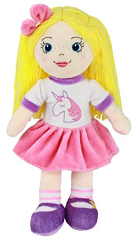 Playtime by Eimmie Soft Rag Doll for Girls - 14" First Baby Doll for Kids - Plush Baby Toy - Safe for All Ages (Eimmie)
