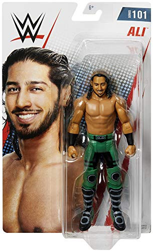 Ringside Ali (Green) - WWE Series 101 Mattel Toy Wrestling Action Figure