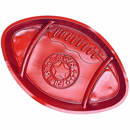 Amscan Football Plastic Party Snack Tray